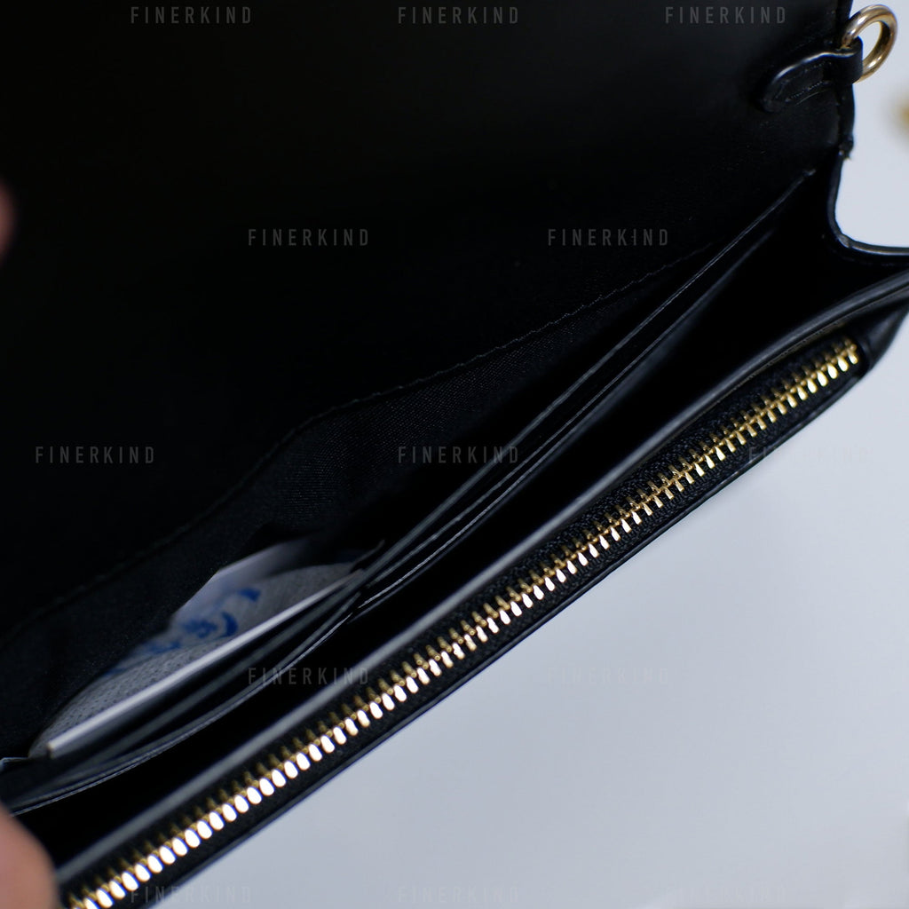 Coach Anna Foldover Crossbody Clutch In Signature Canvas
