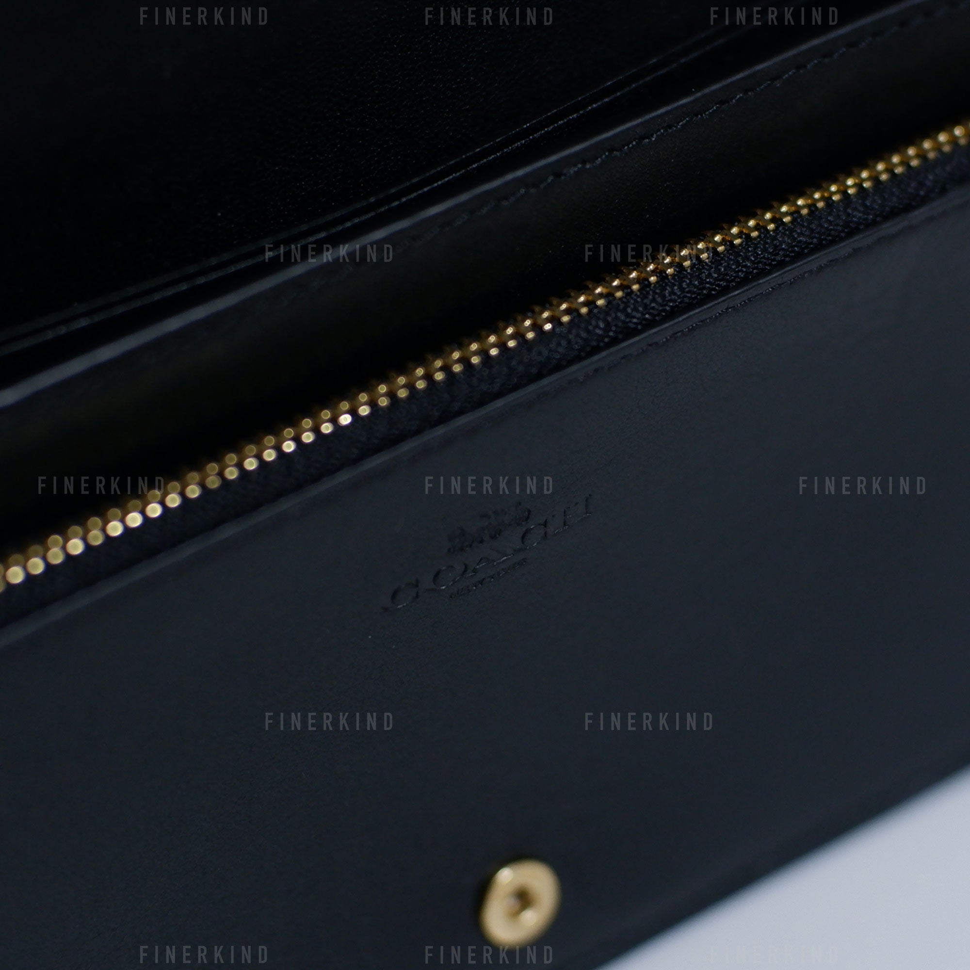 Coach Anna Foldover Crossbody Clutch In Signature Canvas