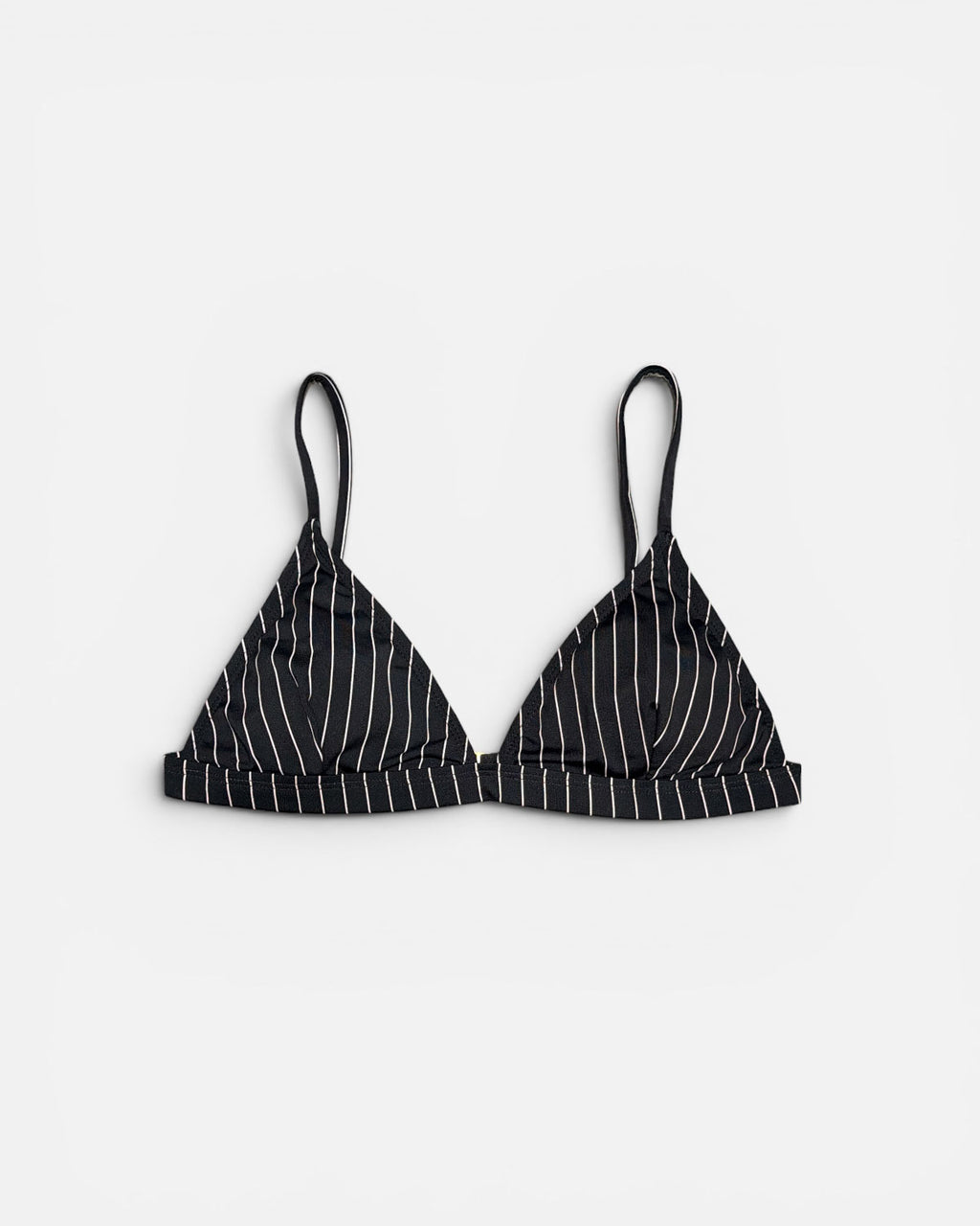 Cotton On Body Black Striped Bikini Top