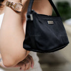 Gucci Classic Black Boat Pochette Bag
