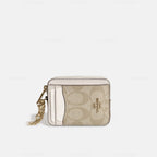 Coach Zip Card Case with Chain