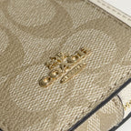 Coach Zip Card Case with Chain