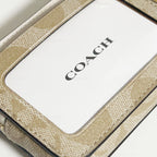 Coach Zip Card Case with Chain