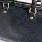 Coach Micro Rowan Black Hand Bag (with Strap) Rare