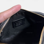 Coach Micro Rowan Black Hand Bag (with Strap) Rare