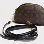 Coach Mini Serena Crossbody in Signature Canvas (Rare)