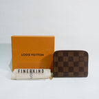Louis Vuitton 2013 Damier Ebene Zippy Coin Purse / Card Case