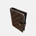 Louis Vuitton 2002 Damier Ebene Agenda PM with Fillers