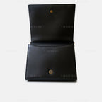 Gucci Vintage Black Leather and Gold Hardware Shoulder Bag