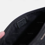 Gucci GG Black and Cream Boat Pochette Bag
