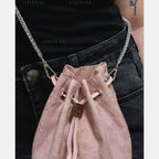 Gucci GG Canvas Pink Mini Bucket Bag
