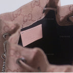 Gucci GG Canvas Pink Mini Bucket Bag