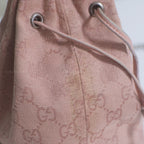 Gucci GG Canvas Pink Mini Bucket Bag