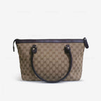 Gucci GG Canvas and Leather Tote Bag