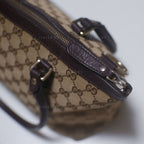 Gucci GG Canvas and Leather Tote Bag