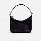 Gucci Cherry Line Black Denim Hobo Bag