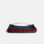Gucci Cherry Line Black Denim Hobo Bag