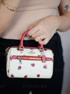 Coach Micro Rowan Hand Bag with Ladybug Print (No Strap)