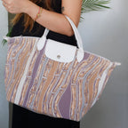 Longchamp Le Pliage Multicolor Large Short Handle