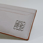 Loewe Anagram Plain Cardholder in Pebble Grain Calfskin