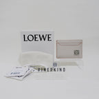 Loewe Anagram Plain Cardholder in Pebble Grain Calfskin