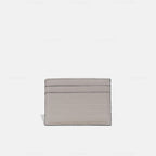 Loewe Light Oat Repeat Plain Cardholder in Embossed Silk Calfskin