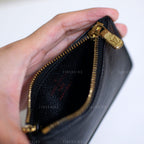 Louis Vuitton 2002 Epi Leather Black Key Pouch Cles