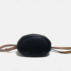 Michael Kors Color Block Tan and Black Mini Bucket Bag