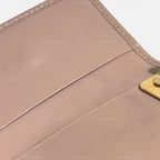 Gucci GG Pink Leather and Gold 6 Rings Key Holder