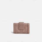 Gucci GG Pink Leather and Gold 6 Rings Key Holder