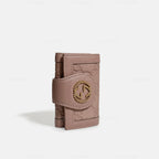 Gucci GG Pink Leather and Gold 6 Rings Key Holder