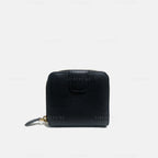 Prada Black Saffiano Leather Compact Wallet