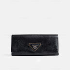 Prada Classic Black Long Wallet