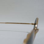 Rayban Round Sunglasses / Shades in Gold and Green Size 51