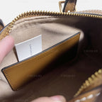 Tory Burch Mini Logo Monogram Duffle Bag in Brown