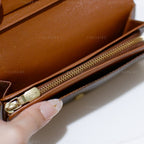 Louis Vuitton 1998 Monogram Portomonet Viet Tresor Bi-Fold Wallet