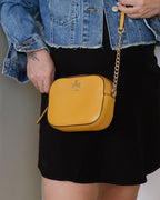 Tory Burch Honey/Mustard Cross-body Camera Bag