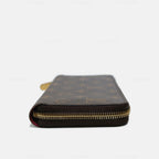 Louis Vuitton Monogram Long Zippy Wallet in Fuschia