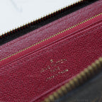 Louis Vuitton Monogram Long Zippy Wallet in Fuschia